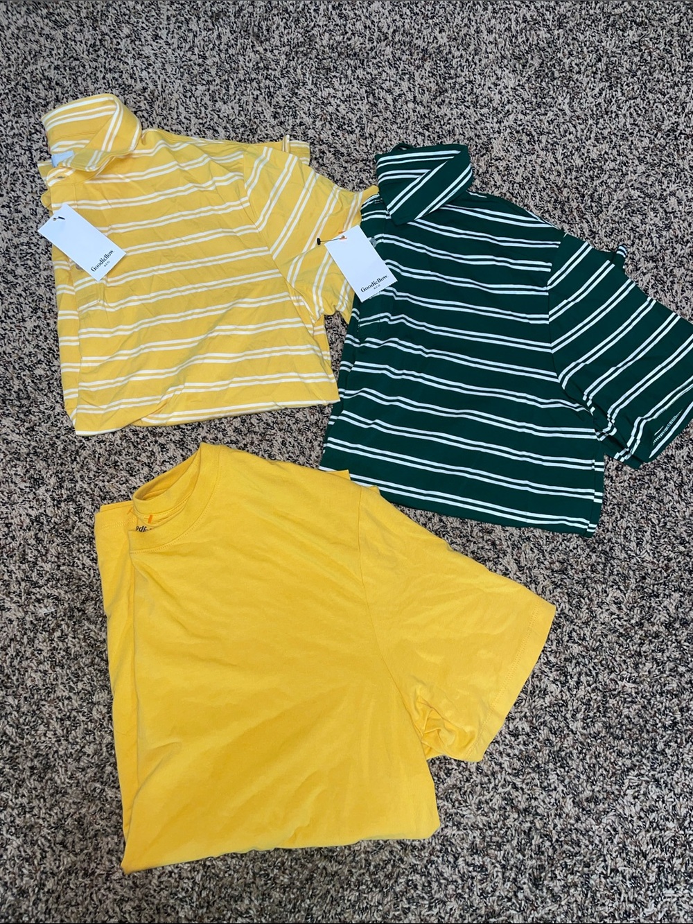 Goodfellow & Co Game Day Polo Tee Bundle Of 3 Mens Large NWT